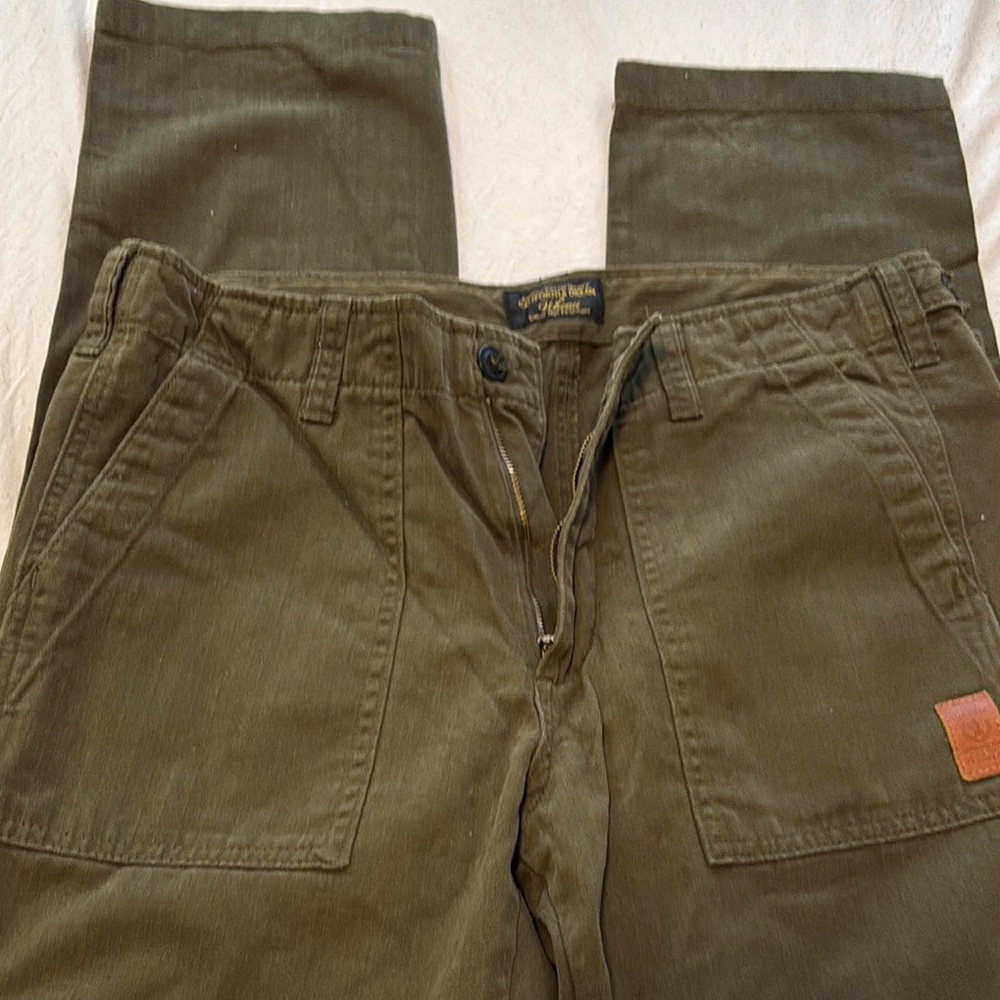 C&C California Green Cargo Pants Utility Style